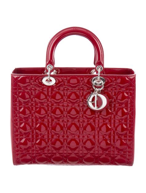 dior red pockets|Dior red handbags.